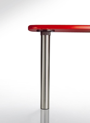 Picture of Peter Meier 27 3/4" Isola Leg in Isola Brushed Steel (624-7S-ST)