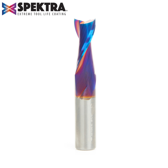 Picture of 46106-K Solid Carbide Spektra™ Extreme Tool Life Coated Spiral Plunge 1/2 Dia x 1-1/4 x 1/2 Inch Shank