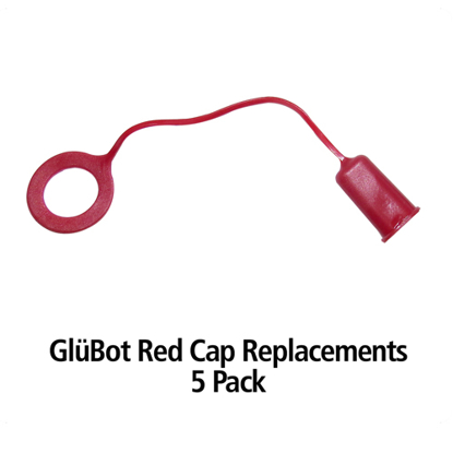Picture of GLU-BOT RED CAPS (5 PACK)